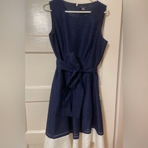 Tommy Hilfiger navy blue dress a line